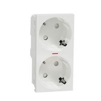 nu306718as Schneider Electric, New Unica IP21D White Flush Mount 2P+E Socket Socket, Rated At 16A, 250 V