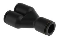 3140-10-00 Legris LF3000 Series Y Tube-to-Tube Adaptor, Push In 10 mm to Push In 10 mm, Tube-to-Tube Connection Style