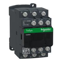 lc1d096bl Schneider Electric LC1D Contactor, 24 V dc Coil, 3-Pole, 9 A, 4 kW 24 V, 3 NO, 440V