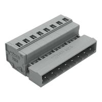 231-608 WAGO 231 Series Pluggable Connector, 8-Pole, Male, 8-Way, Snap-In, 12A
