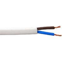 836-0726 RS PRO Fire Performance 1.5 mm² 2 Core Power Cable, H05Z1Z1-F, White, 100m