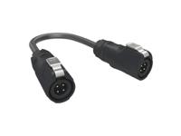 mrdap04cbpc00 Amphenol Communications Solutions Male 4 way M12 to Male M12 Sensor Actuator Cable, 3 m