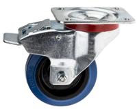 171-8308 RS PRO Braked Swivel Castor Wheel, 180kg Capacity, 100mm Wheel