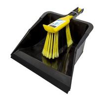 hq8015by Bulldozer Black, Yellow Dustpan & Brush with brush included