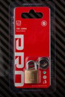 781-5994 RS PRO Key Brass Padlock, 4mm Shackle, 20mm Body