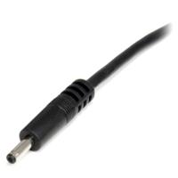 usb2typeh StarTech.com USB 2.0, Male USB A to Male Barrel Power Connector, 480Mbps, 900mm