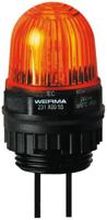 23130055 Werma EM 231 Series Yellow Steady Beacon, 24 V dc, Panel Mount, LED Bulb, IP65