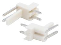 22-05-1022 Molex Mini-Latch Series Right Angle Through Hole Pin Header, 2 Contact(s), 2.5 mm Pitch, 1 Row, Unshrouded