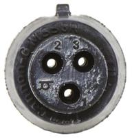 120-8551-101 ITT Cannon , Mini Sure-Seal Series, 3 Pole Cable Mount Connector Socket, IP67