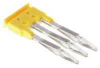 1776130000 Weidmuller Z Series Jumper Bar for Use with Terminal ZDK 1.5, Terminal ZDU 1.5, Terminal ZEI 6, 17.5A