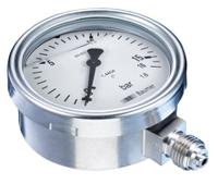 mex3-d21b16 Bourdon G 1/4 Analogue Pressure Gauge 1.6bar Bottom Entry 69mm Outside Diameter