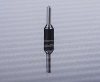 458-718 RS PRO Insulated Crimp Bootlace Ferrule, 8mm Pin Length, 1.7mm Pin Diameter, 1.5mm² Wire Size, Black