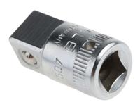 11030002 STAHLWILLE 409 1/4 in Square Adapter, 25 mm Overall