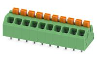1862123 Phoenix Contact SPTAF 1/10-3.5-EL Series PCB Terminal Block, 10-Contact, 3.5mm Pitch, Through Hole Mount, 2-Row