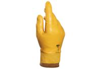34383018 Mapa TITAN 383 Yellow Nitrile Work Gloves, Size 8, Nitrile Coating