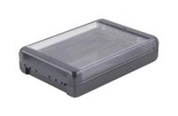 96024244-b-181304-pc-v0-g-7024 Bopla Bocube Series Graphite Grey Polycarbonate V0 Enclosure, IP66, IP68, IK07, Transparent Lid, 191 x 125 x 40mm