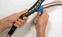 161-64401-hwpp25-pp-bk HellermannTyton Spiral Wrap, I.D 25mm, 27mm Polypropylene Helawrap Series