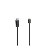 00200650 Hama USB 3.2, Male USB C to Male USB A, 5000Mbps, 250mm