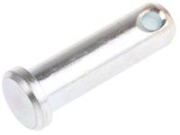 839-022 RS PRO 31.75mm Bright Zinc Plated Steel Clevis Pin, 9.5mm Diameter