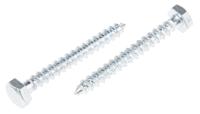 824-890 RS PRO Hex Coach Screw, Steel Bright Zinc Plated, 6mm x 50mm