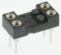 110-87-304-41-001101 Preci-Dip 2.54mm Pitch Vertical 4 Way, Through Hole Turned Pin Open Frame IC Dip Socket, 1A