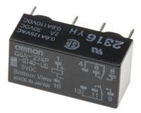 g6a-274p-st40-us-dc5 Omron PCB Mount Signal Relay, 5V dc Coil, 2A Switching Current, DPDT