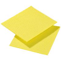 95010057 Spontex Yellow Scourer 206mm x 185mm x 5.2mm, for Cleaning Use