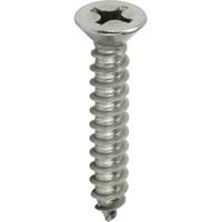 245-3031 RS PRO Zinc Plated Steel Flat Head Self Tapping Screw, N°#10 x 2 1/2in Long