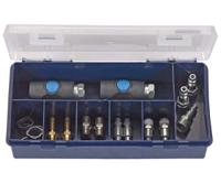 br-600is PREVOST Composite Body Female Safety Quick Connect Coupling With Adapter Kit, G 1/4 Female 8mm Threaded