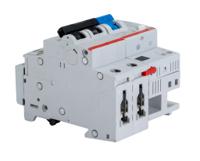 2csr272001r1634-ds202-m-ac-c63003 ABB RCBO, 63A Current Rating, 2P Poles, 30mA Trip Sensitivity, Type C