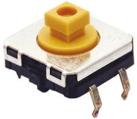 b3w-4050s Omron IP67 White Plunger Tactile Switch, SPST 50 mA @ 24 V dc 3mm