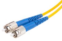 536-8339 RS PRO FC to SC Duplex Single Mode OS1 Fibre Optic Cable, 9/125μm, Yellow, 1m