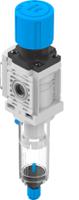 ms4-lfr-14-d6-c-p-vc-ag-bar-b Festo MS Polycarbonate Filter Regulator, 5μm, G 1/4, Automatic, 1 → 10 bar, 8098259