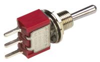 5-1825137-1 TE Connectivity Toggle Switch, PCB Mount, On-Off-(On), SPDT, Through Hole Terminal, 120 V ac, 28V dc