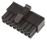 1-794617-6 TE Connectivity, Micro MATE-N-LOK Female Connector Housing, 3mm Pitch, 16 Way, 2 Row
