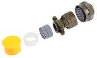 85106ec1626s50 Souriau Sunbank by Eaton, 851, Copper Alloy 26 Way Cable Mount MIL Spec Circular Connector Plug, Socket Contacts,Shell
