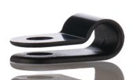 211-60001-h2p-pa66hs-bk HellermannTyton 5mm Black, Polyamide P Clip