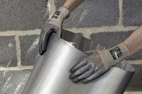 sho576 Showa Duracoil Grey High Performance Polyethylene, Polyester Work Gloves, Size 9, Nitrile Foam Coating