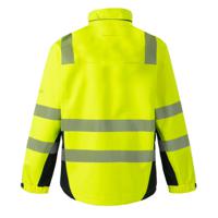 278cbjf2xl CODUPAL Athéna Yellow/Navy Unisex Hi Vis Jacket, XXL