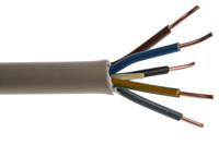 902-8353 RS PRO NYM-J 2.5 mm² 5 Core Power Cable, Grey PVC, 50m