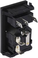bzv01z000002 Bulgin C14 Snap-In IEC Connector Male, 10A, 250 V, Fuse Size 5 x 20mm