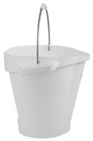56925 20L Plastic White Bucket With Handle