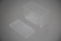 767-4973 RS PRO 21 Cell Transparent, Grey, Green PP, Adjustable Compartment Box, 425mm x 375mm x 70mm