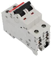 2cds252001r0607-s202-k63 ABB System Pro M Compact S200 MCB, 2P, 63A Curve K, 400V AC, 6 kA Breaking Capacity