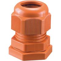 akmf-40 HENSEL AKMF Series Orange Polyamide Cable Gland, M40 Thread, 19mm min., 28mm max., IP66