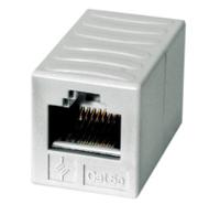 j00029a0062 Telegartner Single-Port RJ11, RJ12, RJ45 Ethernet Coupler, Cat6a, Shielded