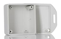 1551rflgy Hammond 1551 Series Grey ABS Enclosure, IP54, Flanged, Grey Lid, 50 x 50 x 20mm
