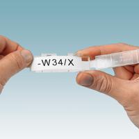 0803965 Phoenix Contact MM-EMT (EX8)R C1 WH/BK Black on White Label Printer Tape, 5.5 m Length, 8 mm Width, 5.5m Label Length,