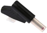 r-941-460-600 Radiall Black Male Banana Plug, 4 mm Connector, 30A, 750V ac, Nickel, Tin Plating