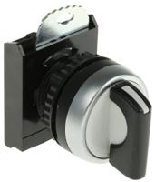 l21ma03 BACO BACO Series 3 Position Selector Switch Head, 22mm Cutout, Black Handle